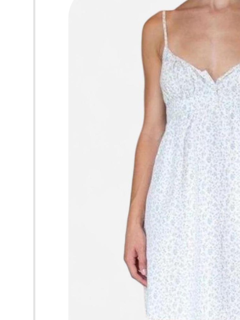 NWT Brandy Melville Blue Floral Spaghetti Strap Sundress